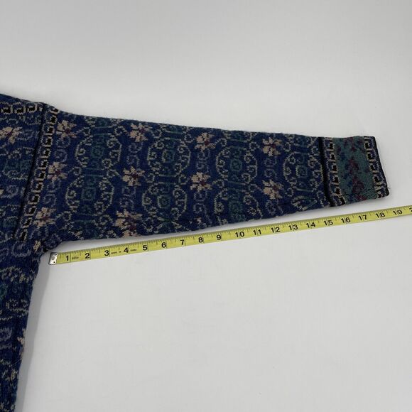 Icelandic‎ Design Lined Wool Cardigan Women’s Medium Made in Hong Kong Vintage - Picture 7 of 8